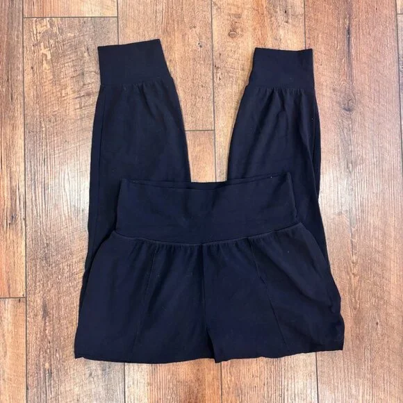 Athleta Salutation Jogger in Powervita Black Women S EUC Stretch Pants Pockets - Picture 3 of 9